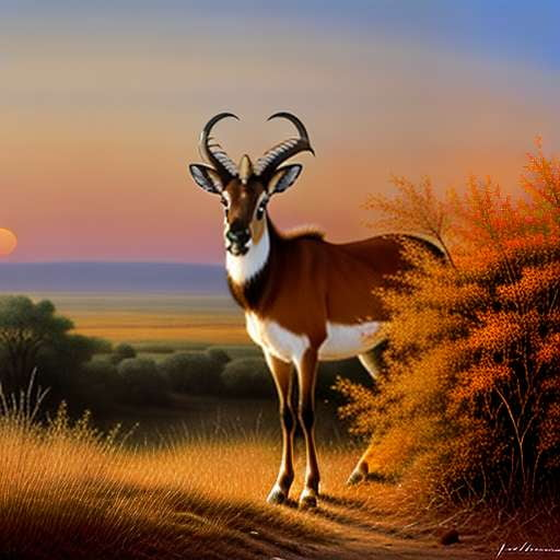 Roan Antelope Midjourney Prompt: Create Your Own Custom Wildlife Art - Socialdraft