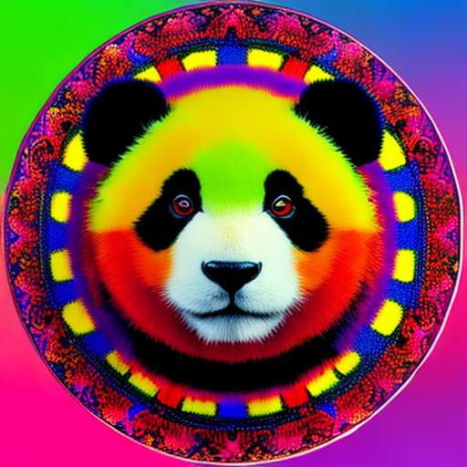Mystical Mandala Panda Midjourney Prompts - Socialdraft