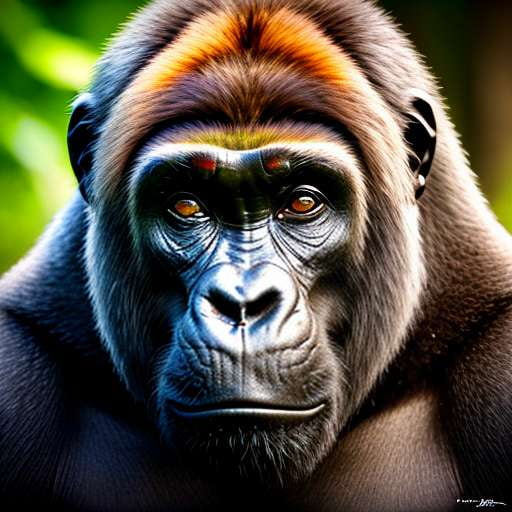 African Gorilla Midjourney Prompt - Create Your Own Wildlife Masterpiece! - Socialdraft