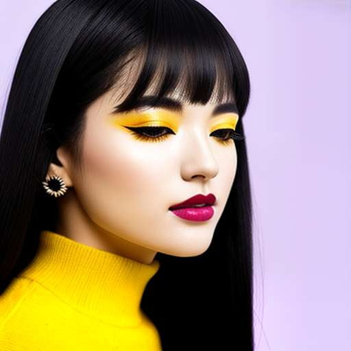 Plum Lipstick with Yellow Undertones Midjourney Prompt - Customizable Lip Color Design - Socialdraft