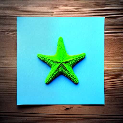 Starfish Portrait Midjourney Prompt - Customizable Text-to-Image Art Creation - Socialdraft