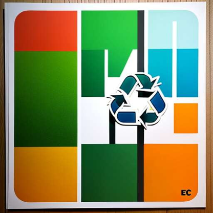 Eco-Friendly Midjourney Sticker Set for Sustainable Living - Socialdraft