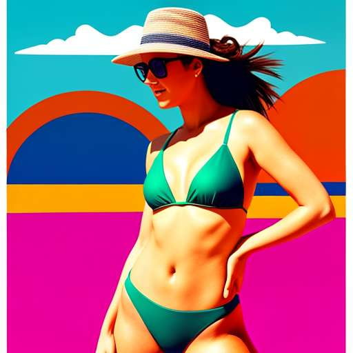 Cut-Out Bikini Midjourney Image Prompt - Create your own unique Cut-Out Bikini design - Socialdraft