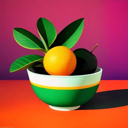 Tropical Fruit Bowl Midjourney Prompt for Custom Ceramic Art - Socialdraft