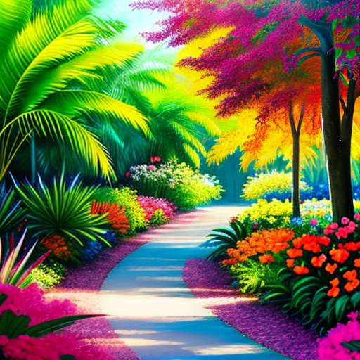 Tropical Garden Midjourney Prompt - Create Your Own Paradise - Socialdraft