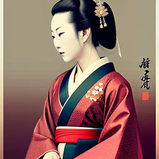 Samurai Lady Kimono Midjourney Prompt - Customizable Japanese-Inspired Text-to-Image Art - Socialdraft