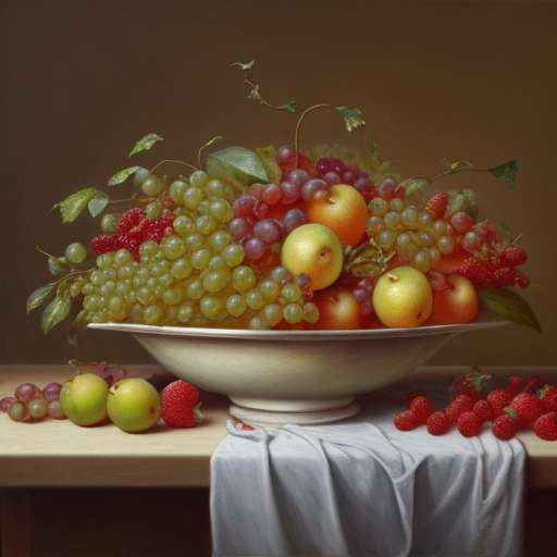 Midjourney Fruit Paintings: Photo-Realistic Art for Home Décor and Inspiration - Socialdraft