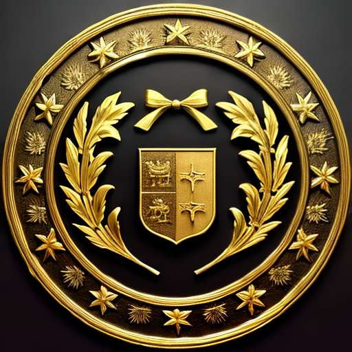 Vintage Coat of Arms Emblem Design Prompt - Midjourney Image Generation - Socialdraft