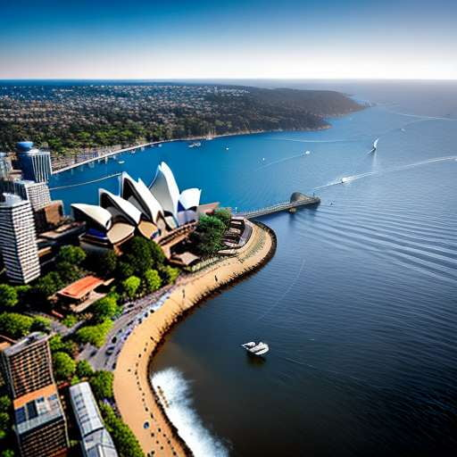 Opera House Aerial View Midjourney Prompt - Customizable Image Generation Prompt - Socialdraft