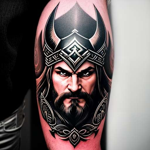 Odin Art  Viking warrior tattoos, Norse mythology tattoo, Warrior tattoos