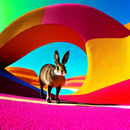 Bunny Canyon Midjourney Prompt - Customizable and Unique Rabbit Landscape - Socialdraft