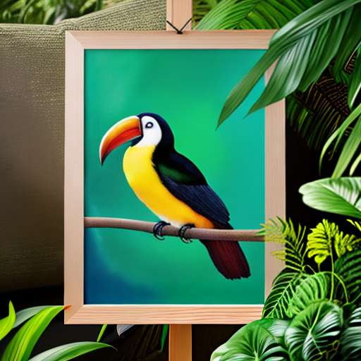 "Rainforest Bird" Custom Midjourney Prompt for Image Generation - Socialdraft