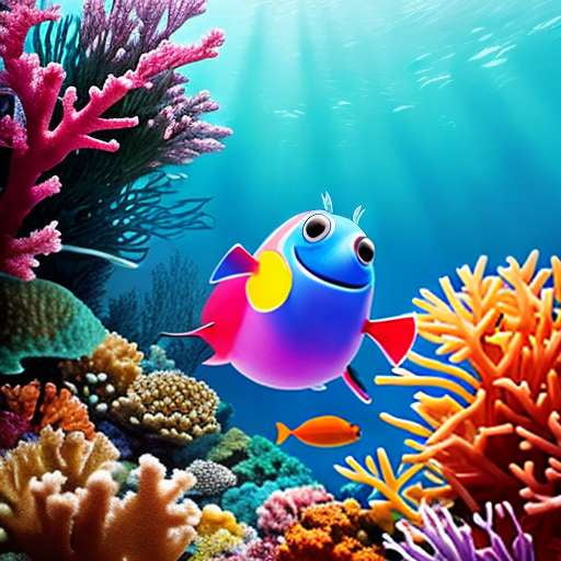 Aquatic Cartoon Character Midjourney Prompt - Customizable Underwater Character Creation for Artists - Socialdraft
