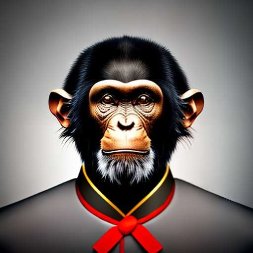 Chimpanzee in Traditional Chinese Attire Midjourney Prompt - Socialdraft