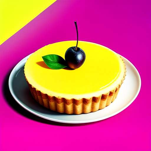 Lemon Plum Tart Midjourney Creation: Easy to Follow Recipe - Socialdraft