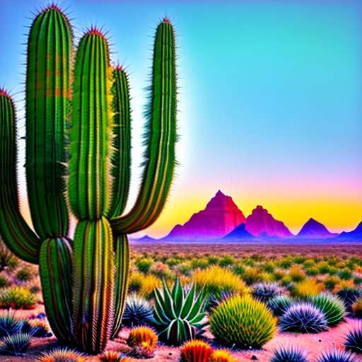 Desert Plants Midjourney Image Generator - Create Unique Plant Illustrations - Socialdraft