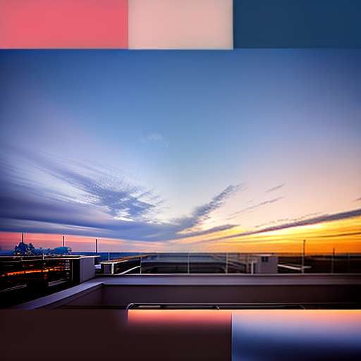 Rooftop Sunset Midjourney Image Prompt for Custom Artwork - Socialdraft