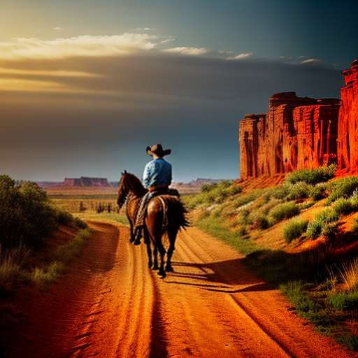 Outlaw's Last Ride Midjourney Prompt - Customizable Wild West Scene Creation Tool - Socialdraft