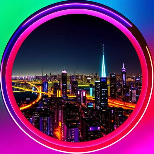 City Lights Midjourney Prompt - Customizable Image Generator - Socialdraft
