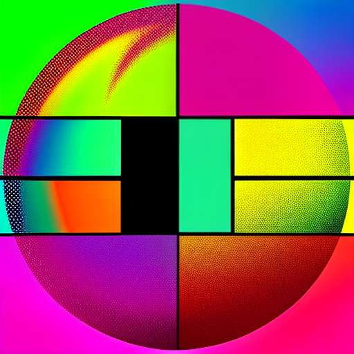 "Colorful Pop Art Rainbow Portrait Midjourney Prompt" - Socialdraft