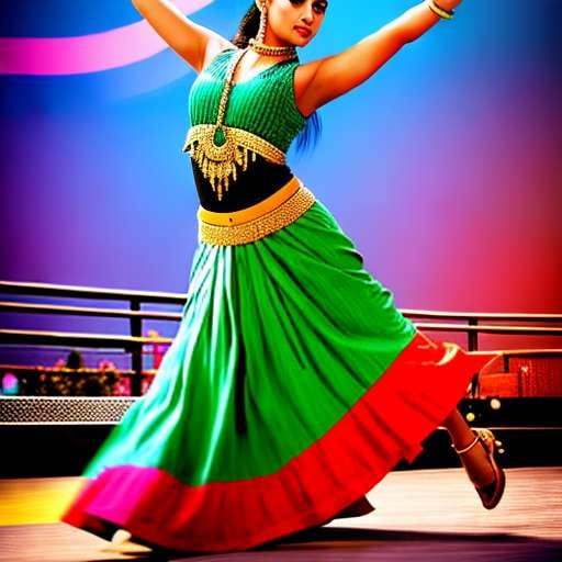 Bollywood Dancing Text-to-Image Prompt - Create Your Own Vibrant Masterpiece - Socialdraft