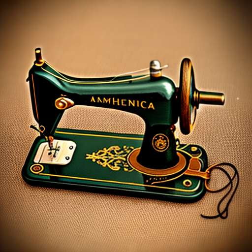 "Vintage Sewing Machine" Midjourney Prompt: Create Your Own Quaint Masterpiece - Socialdraft