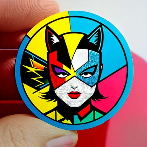Comic-Con International Badge Sticker Pack - Midjourney Illustrated - Socialdraft