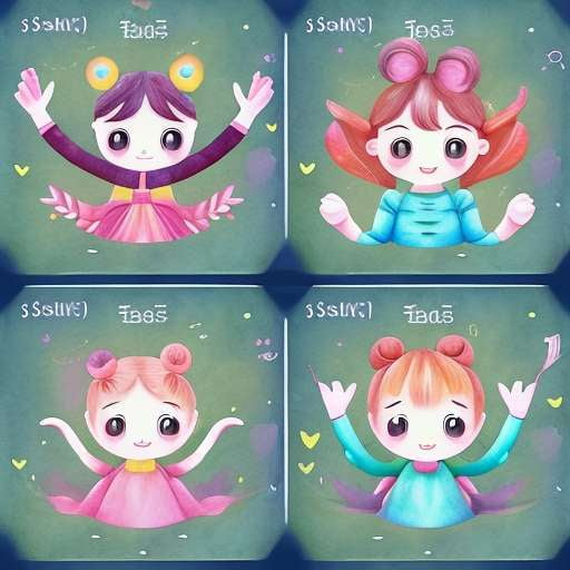 Midjourney Multiple Poses Cuteness: Save Time with Adorable Custom Prompts - Socialdraft