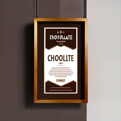 "Charming Chocolate Shop A-Frame Sign Midjourney Prompt" - Socialdraft