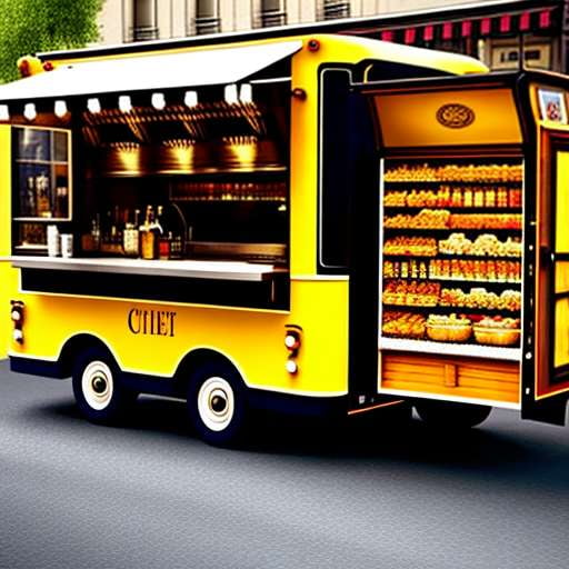 Midjourney French Food Truck Portrait - Customizable Prompt Image Generation - Socialdraft