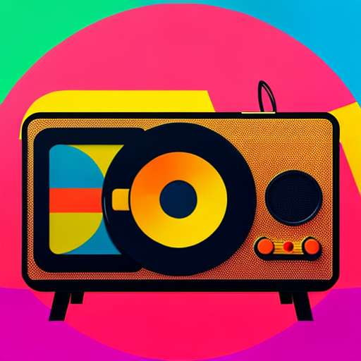 "Retro Radio" Midjourney Illustration Prompt: Create your Own Vintage Masterpiece - Socialdraft