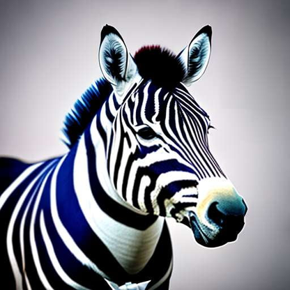 Zebra in a Bow Tie Midjourney Image Prompt - Socialdraft