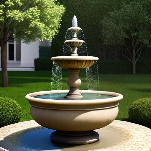 Stone Fountain Midjourney Prompt - Create Your Own Traditional Water Feature - Socialdraft