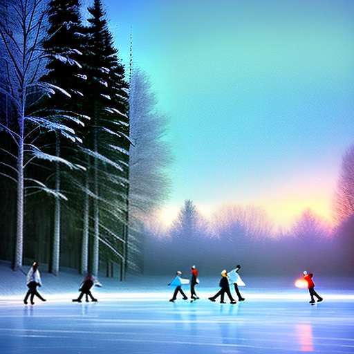 Ice Skating Midjourney Scene Generator - Create Your Own Winter Wonderland - Socialdraft