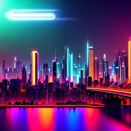 Holographic City Midjourney Generator: Create Dynamic Futuristic Scenes - Socialdraft