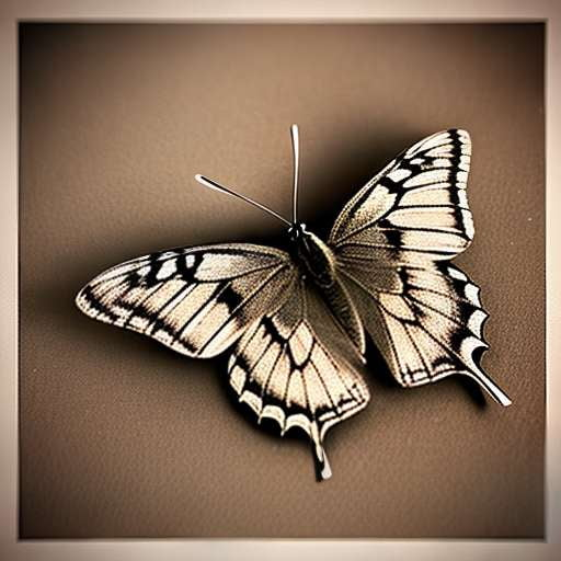 Fluttering Butterfly Midjourney Sketch prompt - Socialdraft