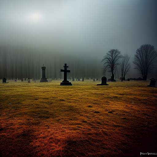"Spooky Specters Midjourney Prompt - Create Your Own Ghostly Graveyard Image" - Socialdraft