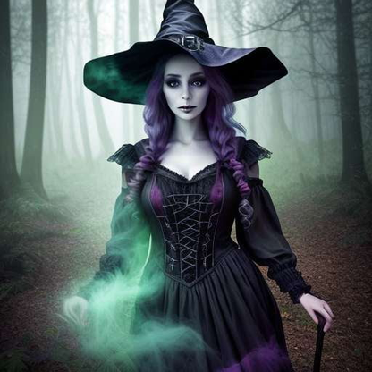 "Fantasy Witch" Midjourney Prompt for Creative Artwork - Socialdraft