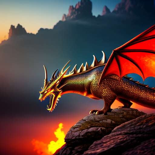 Dragon Midjourney Prompts - Create Your Own Fantasy Dragon Artwork - Socialdraft