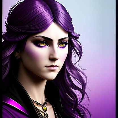 Purple Huntress - Customizable Midjourney Prompt for Image Creation - Socialdraft