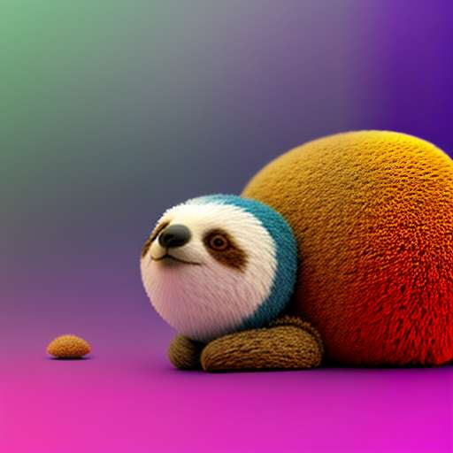 Midjourney Lazy Sloth in Bed Customizable Prompt - Socialdraft