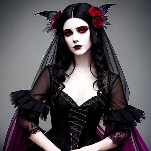 Vampire Fashion Midjourney Image Prompts - Socialdraft