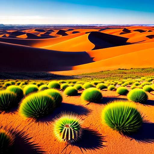 Midjourney Desert Landscape Illustration Prompt | Text-to-Image AI Model - Socialdraft