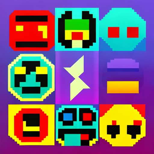 Retro Video Game Sticker Pack: Create Your Own Vintage Gaming Stickers with Midjourney - Socialdraft