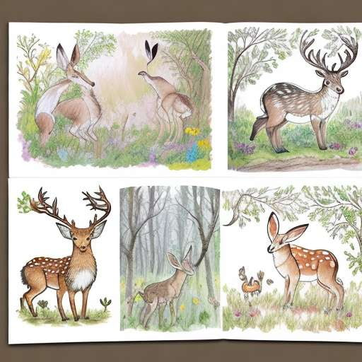 Wildlife Coloring Book: Printable Pages for Kids and Adults - Socialdraft