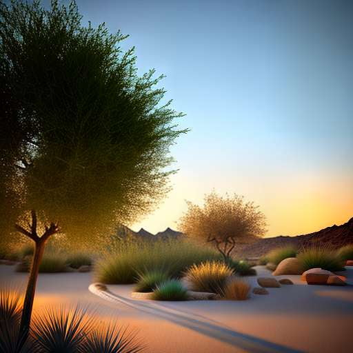 Desert Oasis Garden Midjourney Prompt: Create Your Own Desert Haven - Socialdraft