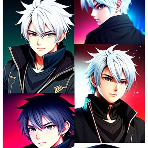 Anime Boy with White Hair Midjourney Prompt - Socialdraft