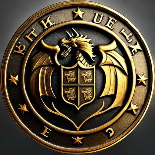 Mythical Creature Coat of Arms Emblem Midjourney Design Prompt - Socialdraft