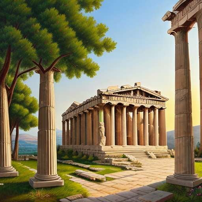 "Temples of Rome and Greece" Midjourney Prompts for Custom Creations - Socialdraft