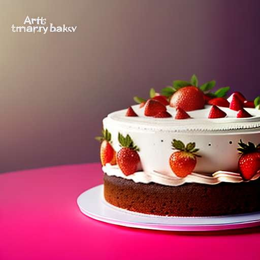 Fantasy Strawberry Time Travel Cake Midjourney Prompt - Customizable Text-to-Image Model - Socialdraft